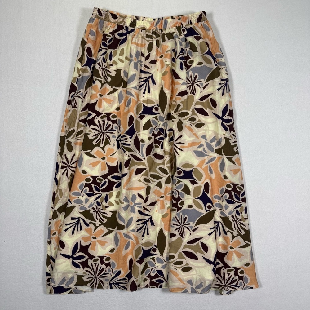 SADIE & SAGE Floral Print Women's midi Skirt MED